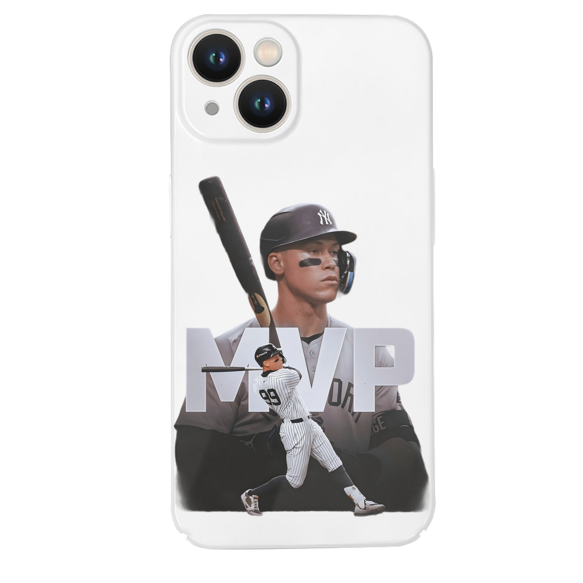 Aaron Judge MVP IPhone 14 Series Full-Cover Hard Case – Shockproof With Raised Camera Protection – Precise Cutouts, Wireless Charging Compatible – Durable, Anti-Yellowing, Easy To Clean